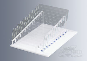 microscope slide laboratory rack