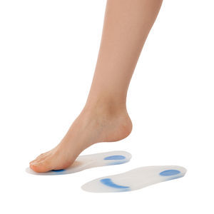 orthopedic insole with heel pad
