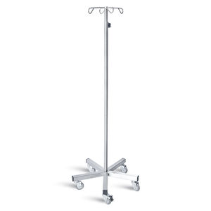 IV pole on casters