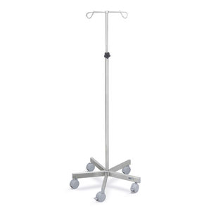 IV pole on casters