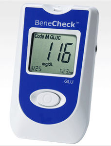 Uric acid blood glucose meter - BeneCheck PLUS series - General Life ...