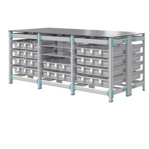 Modular laboratory organizer, stackable drawer from Cole-Parmer