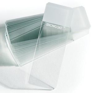 microscope slide with color coat 1