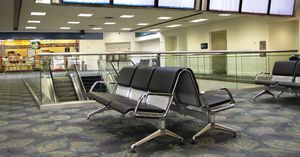 beam chair with armrests