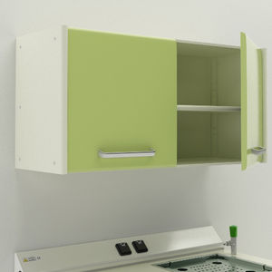 Medicine cabinet - 1/P - PVS - hospital / with shelf / wall-mounted