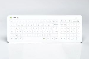 medical keyboard with touchpad