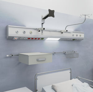 wall-mounted bed head unit 1