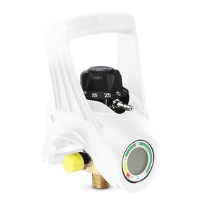 medical gas pressure regulator / integrated / with flow selector