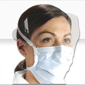 surgical mask with visor