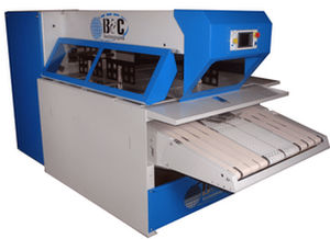 sheet folder with stacking system