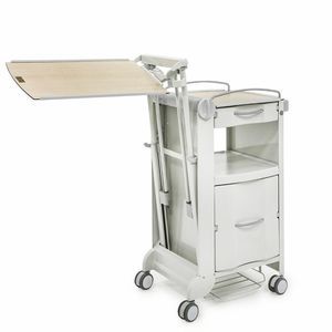 bedside table on casters