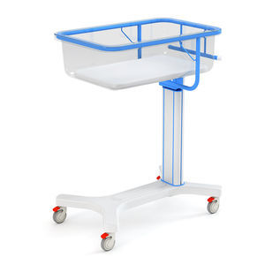 hospital bassinet on casters