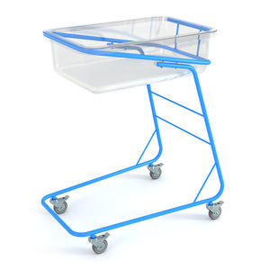 hospital bassinet on casters 1