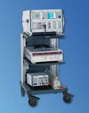 Medical device trolley - metramobile® MET 20000 - Extron / Knurr - transport / 3-shelf