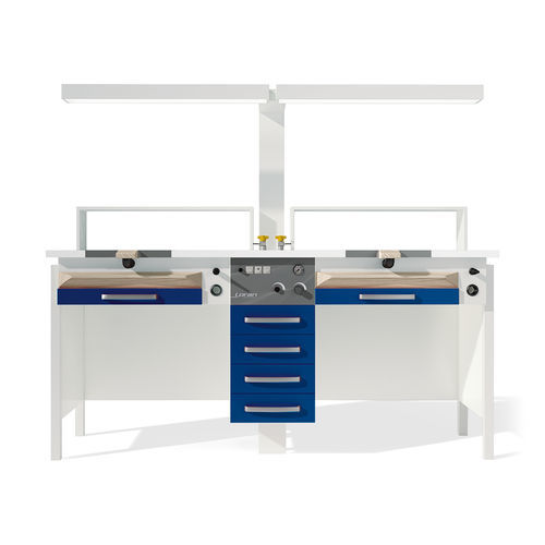 Stainless steel dental laboratory workstation MAESTRO LORAN