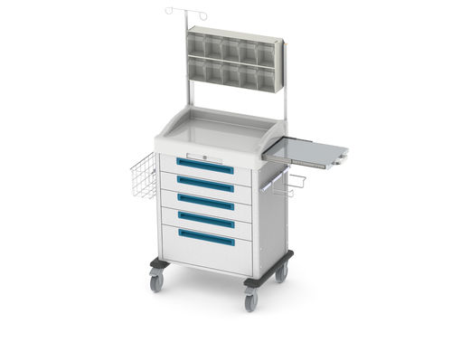 Anesthesia trolley - EcoLine - Pegasus Medical Concepts - emergency / with drawer / closed-structure