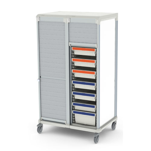 Medical device cart Pegasus Medical Concepts storage / aluminum