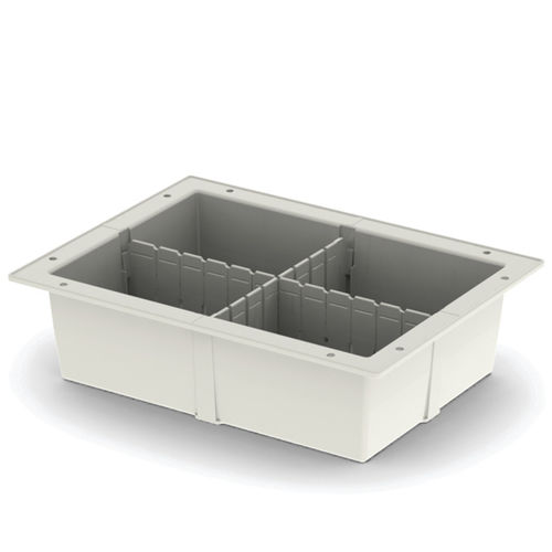 Medical tray - 10X30X40cm - ABS Tray - Modular Iso System  - Pegasus Medical Concepts - ABS / modular