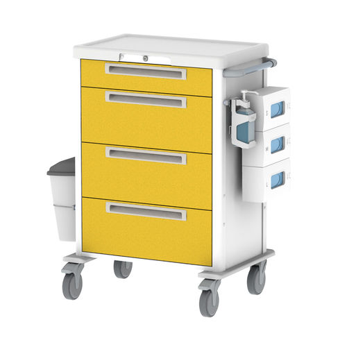 Medication trolley - Ecoline  - Pegasus Medical Concepts - isolation / 5-drawer / 4-drawer