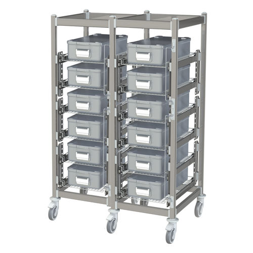 Hospital trolley - SALUS UU CSSD - Pegasus Medical Concepts - sterilization / for sterile materials / for sterilization containers