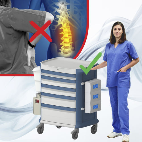 Medical cart - Poly - Pegasus Medical Concepts - for medical devices / for medical monitors / for general purposes