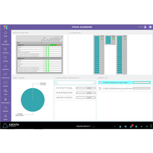 Management software - ARCON™ - Azenta life sciences - for control / security / tracking