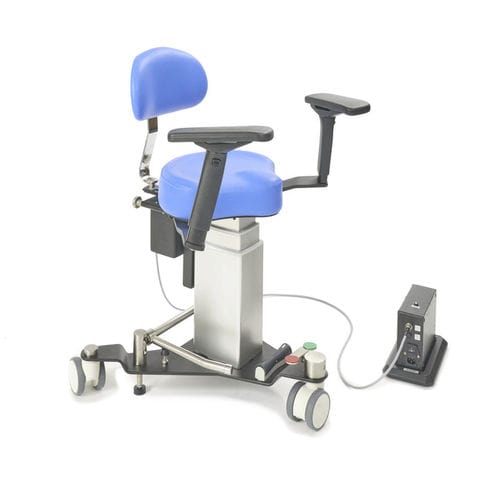 Healthcare facility stool - EOS-2600 - US Ophthalmic - height-adjustable / on casters / with backrest