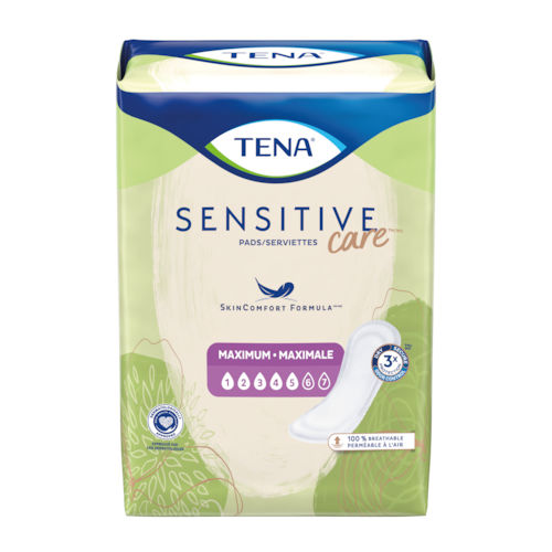 Women sanitary pad - Care™ Maximum - TENA - breathable / box of 14 units