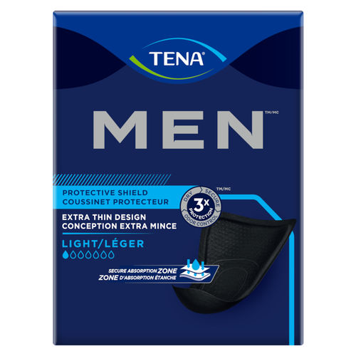 Men sanitary pad - Men™ Protective Shield Light - TENA - box of 14 units