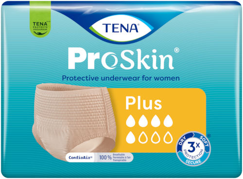 Women diapers - Proskin™ Plus - TENA - S / L / M