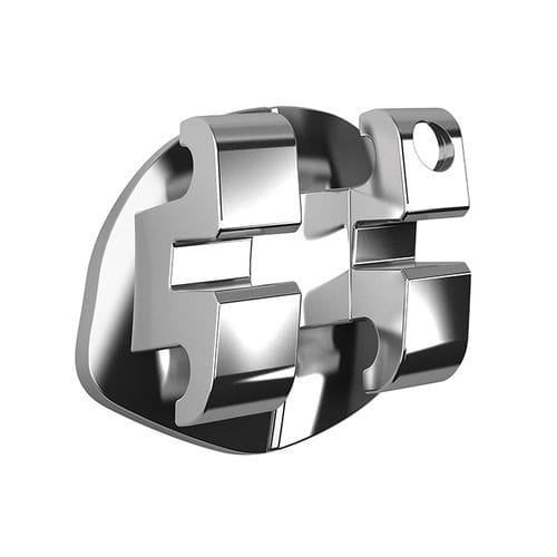Metal orthodontic bracket Orthos® Ormco twin