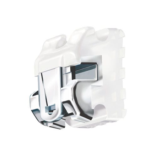 Aesthetic orthodontic bracket - DAMON™ 3 - Ormco - self-ligating / round / low-friction