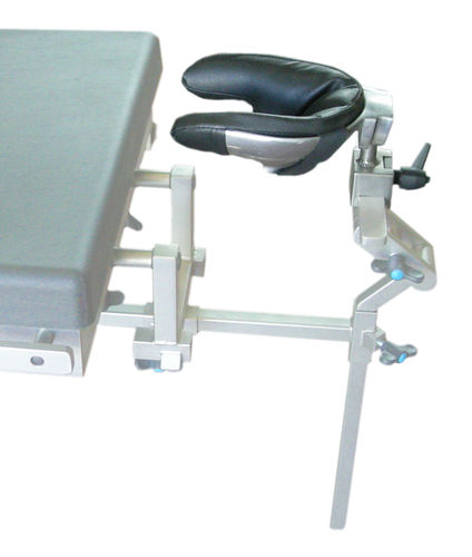Operating table headrest - A102 - Nuova BN - stainless steel / height-adjustable / X-ray transparent