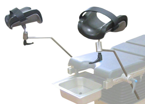 Operating table legrest - A03 - Nuova BN - for gynecology / stainless steel / foam