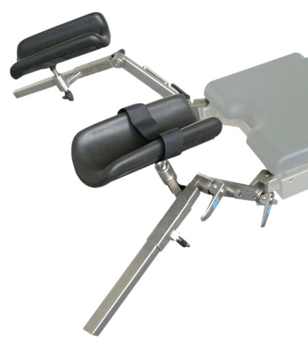 Operating table legrest - A03/B - Nuova BN - for gynecology / stainless steel / foam