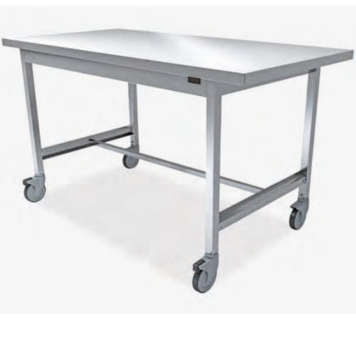 Medical instrument packing table - 191AXCR series - Nuova BN - square / on casters / anti-vibration