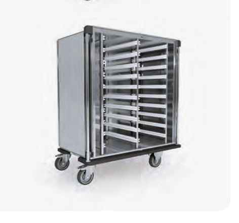 Hospital cabinet - 204X serirs - Nuova BN - on casters / with shelf / stainless steel