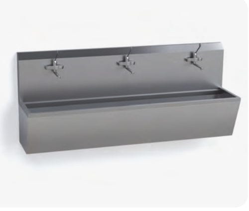 3-bay surgical sink - SUR-SINK3 - Nuova BN - stainless steel