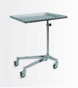 Trolley-mounted Mayo table - NBN.SERV10 - Nuova BN - aluminium / manuel