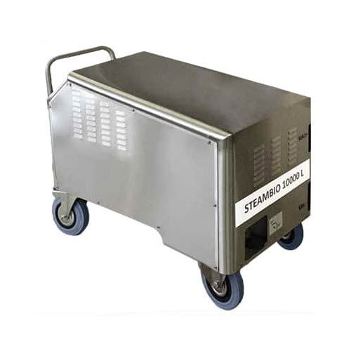 Industrial steam cleaner - STEAMBIO 10000 L  - IBL Specifik - on casters / stainless steel