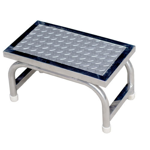 1-step step stool - BIHF002A - BiHealthcare - stainless steel