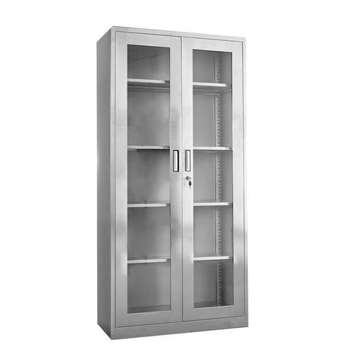 Medicine cabinet - BIOC002A - BiHealthcare - hospital / with door / stainless steel