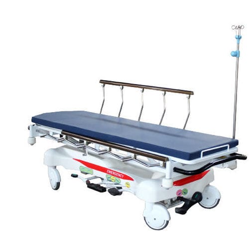 Transfer stretcher trolley - BIPT004E - BiHealthcare - manual / foldable / 1-section
