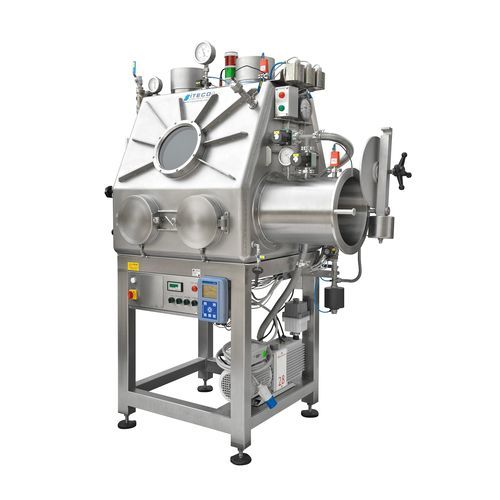 Production glove box - HVB - ITECO Engineering Italy - floor-standing / with LED light / vacuum