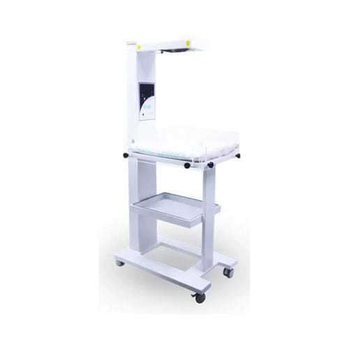 Infant radiant warmer with scale - M 308 ECO - Elektro-mag - with monitor / with touchscreen / on casters