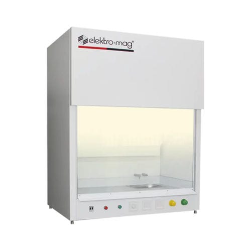 Laboratory fume hood - EM 1202 - Elektro-mag - floor-standing / stainless steel
