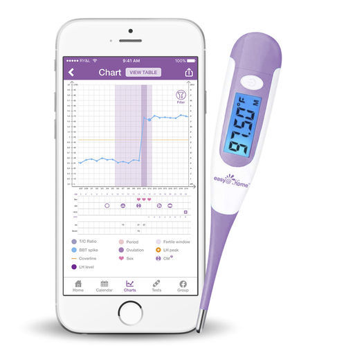 Fever thermometer - EBT-100B-P  - Easy Healthcare - electronic / oral / flexible tip