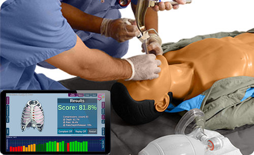 Emergency care training manikin - ALS Pro - SmartMan - for intubation / artificial ventilation / CPR