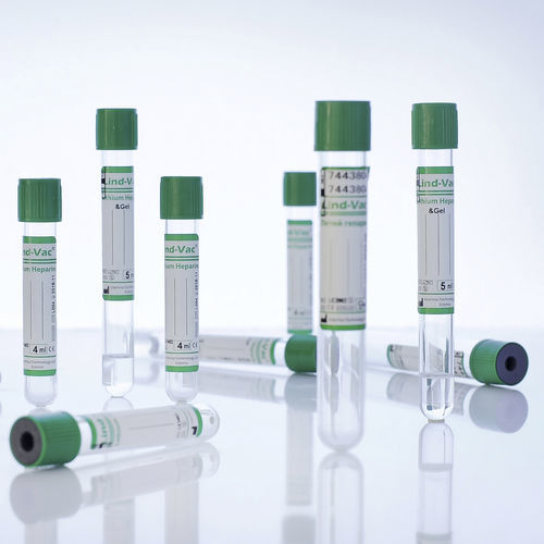 Plasma analysis collection tube - LIND-VAC® LG series - OÜ InterVacTechnology - round bottom / plasma / separator gel
