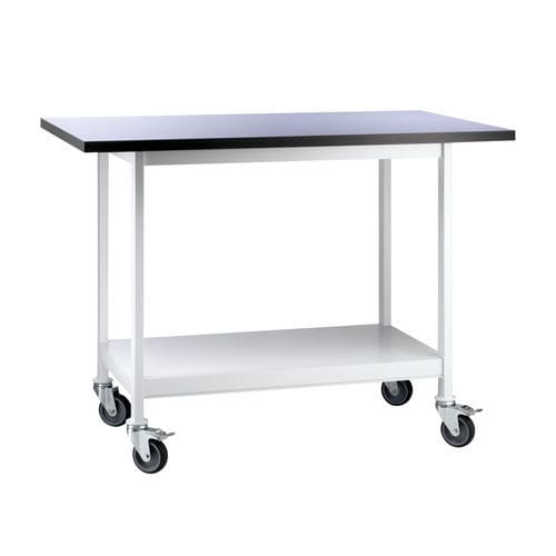 Work table - Köttermann - laboratory / rectangular / mobile